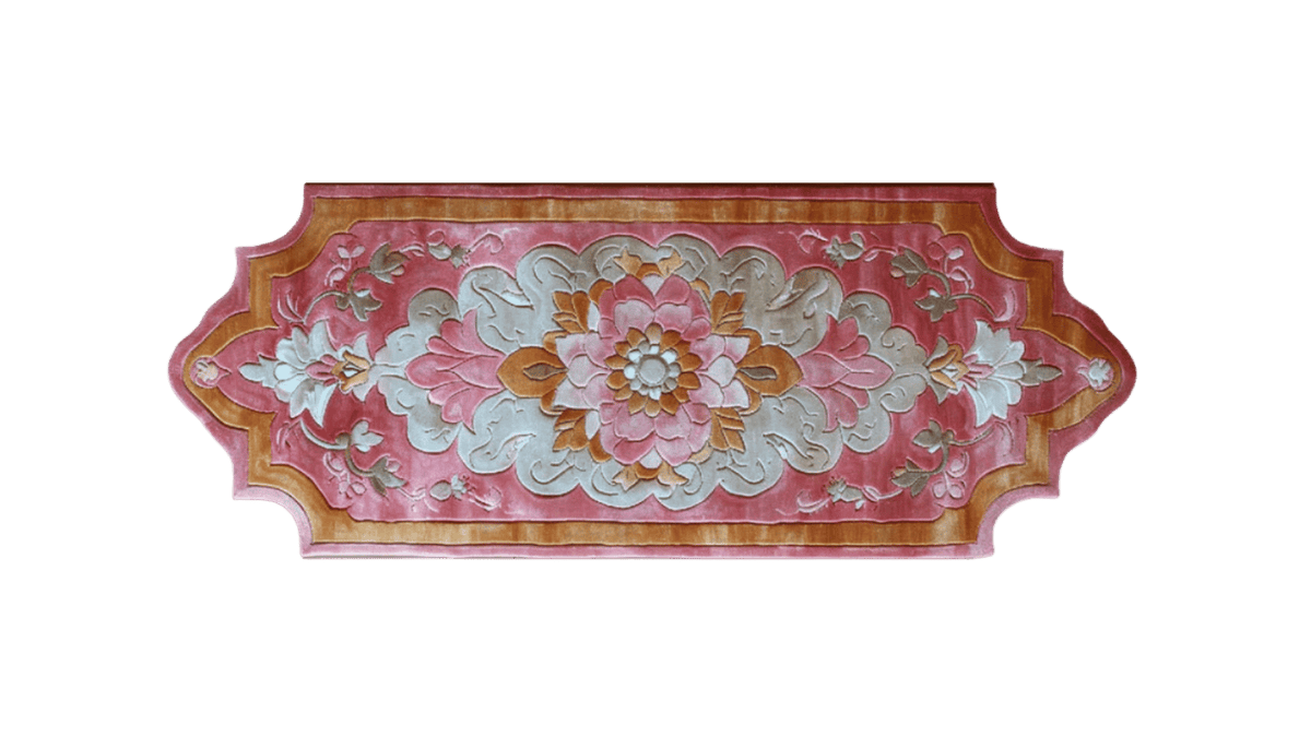 Soft Blush Hand Tufted Wool Runner Rug