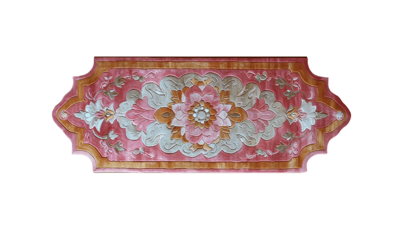 Soft Blush Hand Tufted Wool Runner Rug
