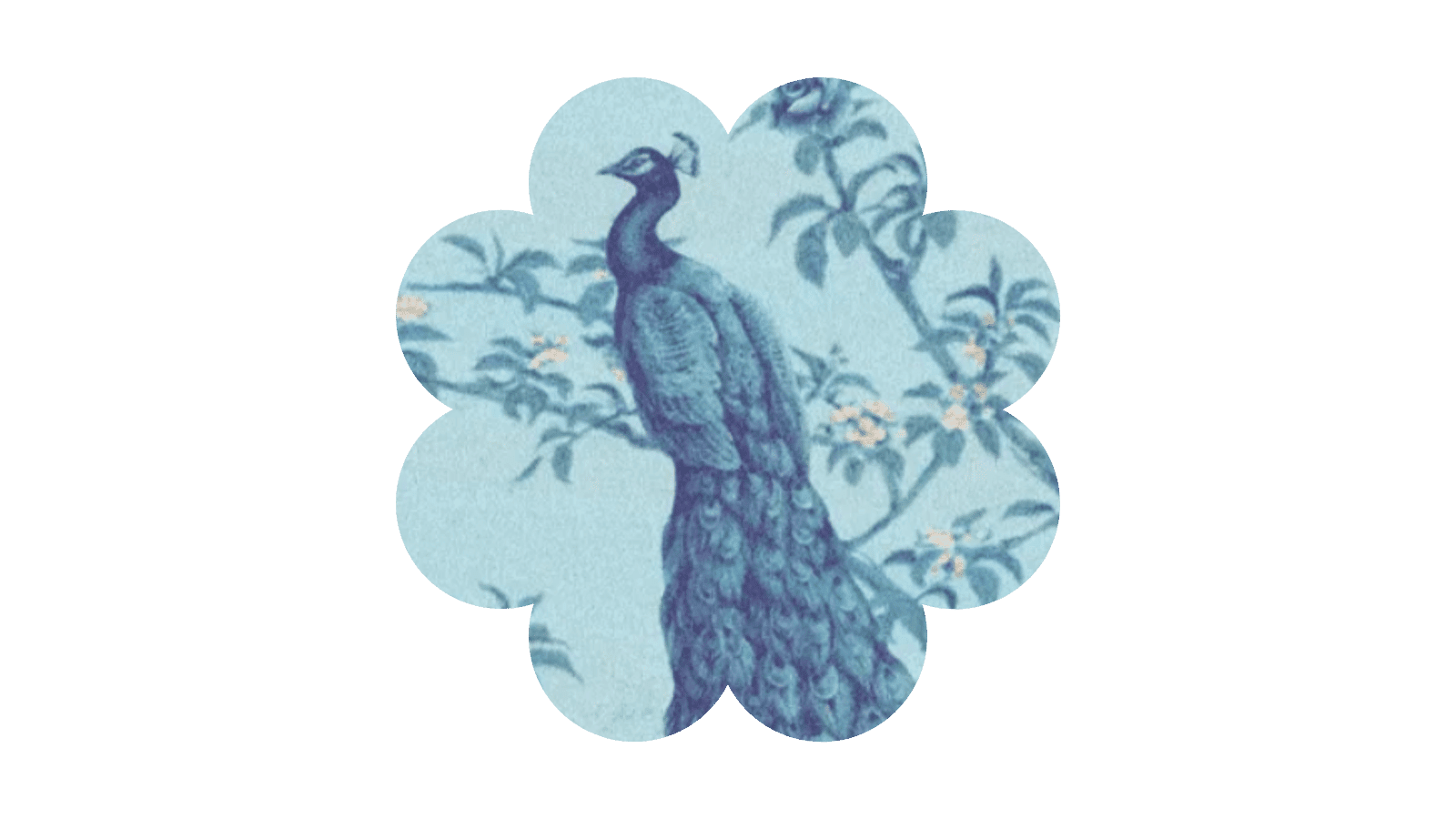 Blue Grids Cape Hand Tufted Wool Rug Runner