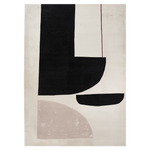 Abstract Forms Hand Tufted Wool Rug
