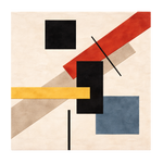 Abstract Geometric  Hand Tufted Wool Rug