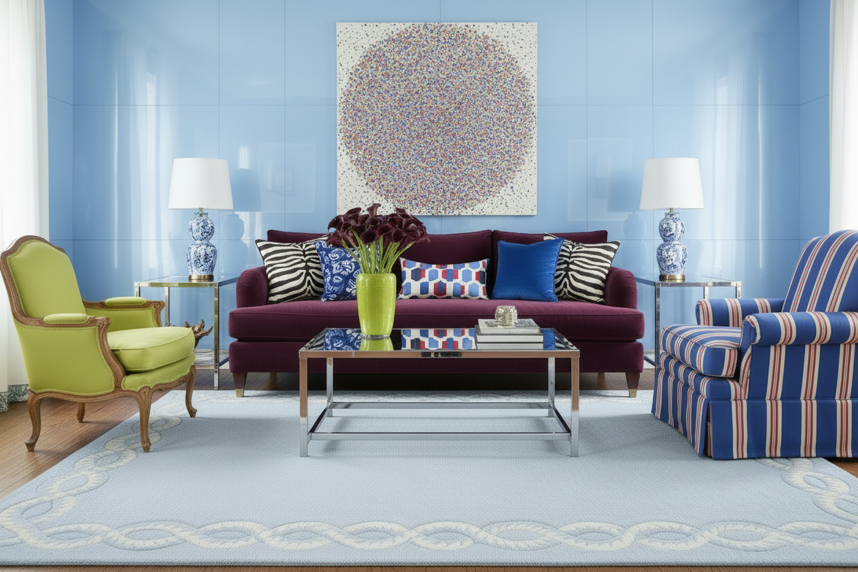Abstract Drift Hand Tufted Wool Rug
