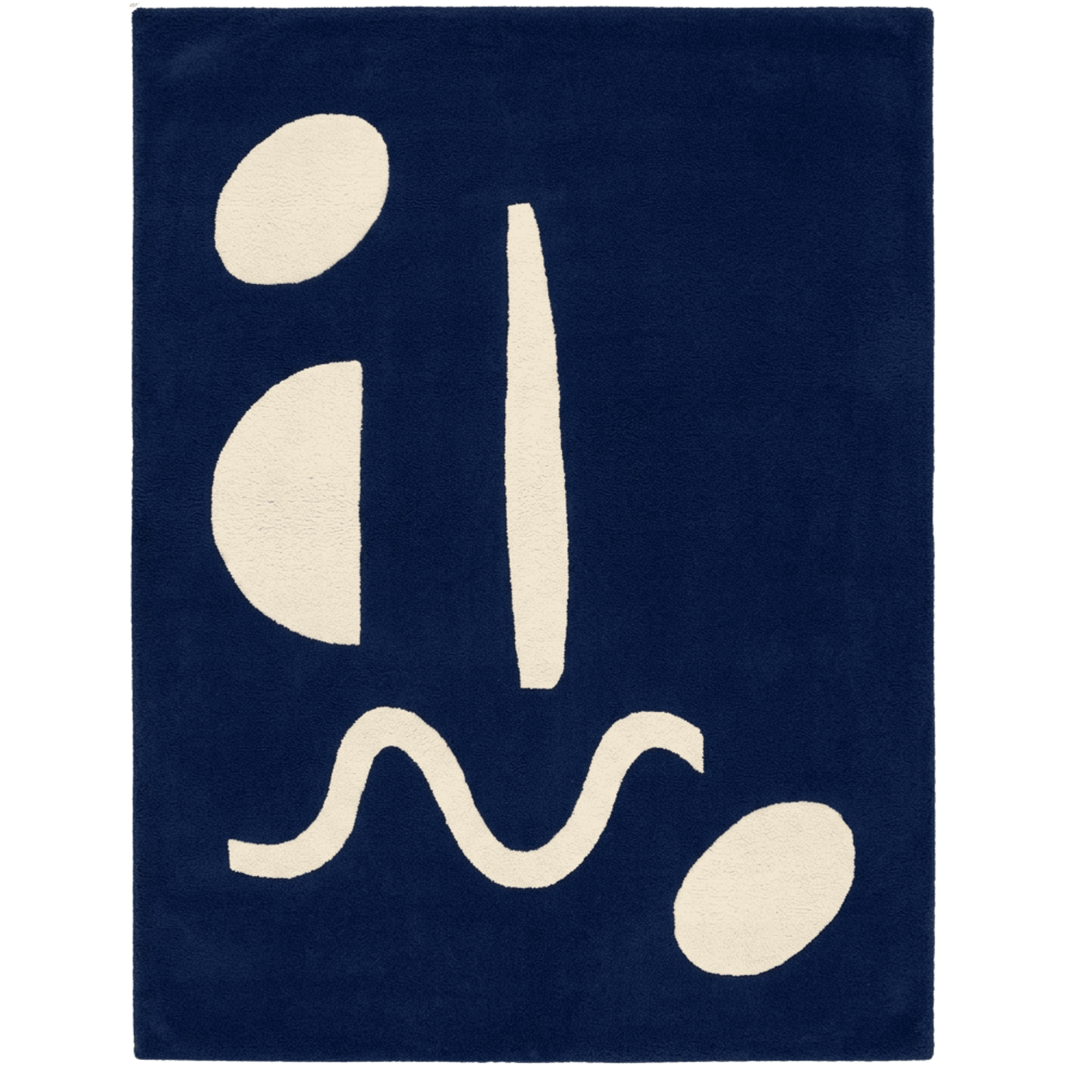Alabaster Fragmented Light Hand Tufted Wool Rug