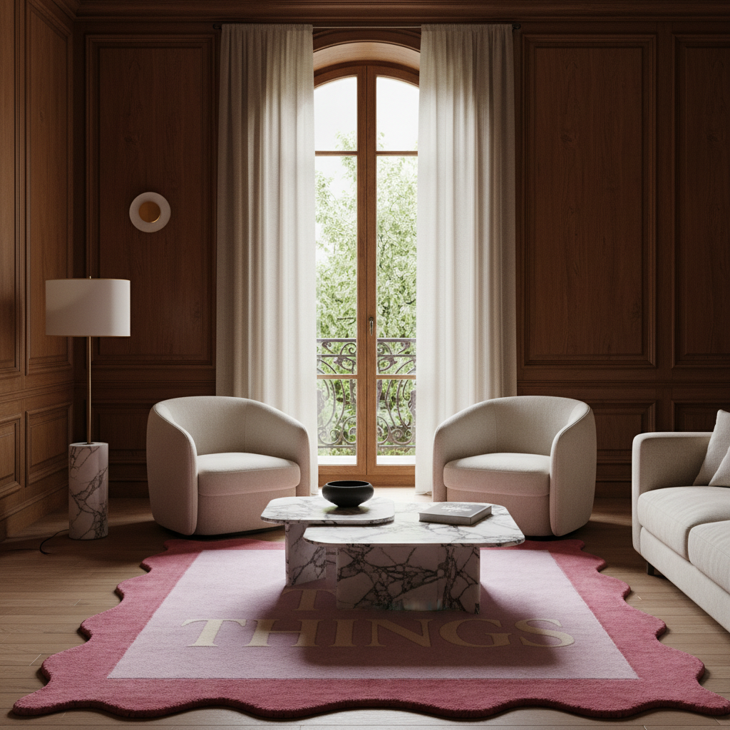 All The Things Hand Tufted Wool Rug