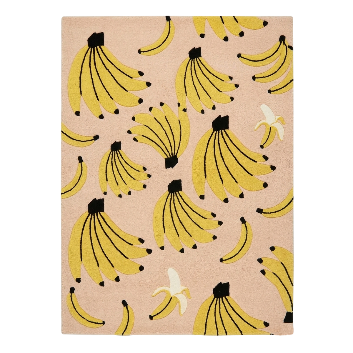 All the Bananas Hand Tufted Wool Rug — Custom 6' × 9'