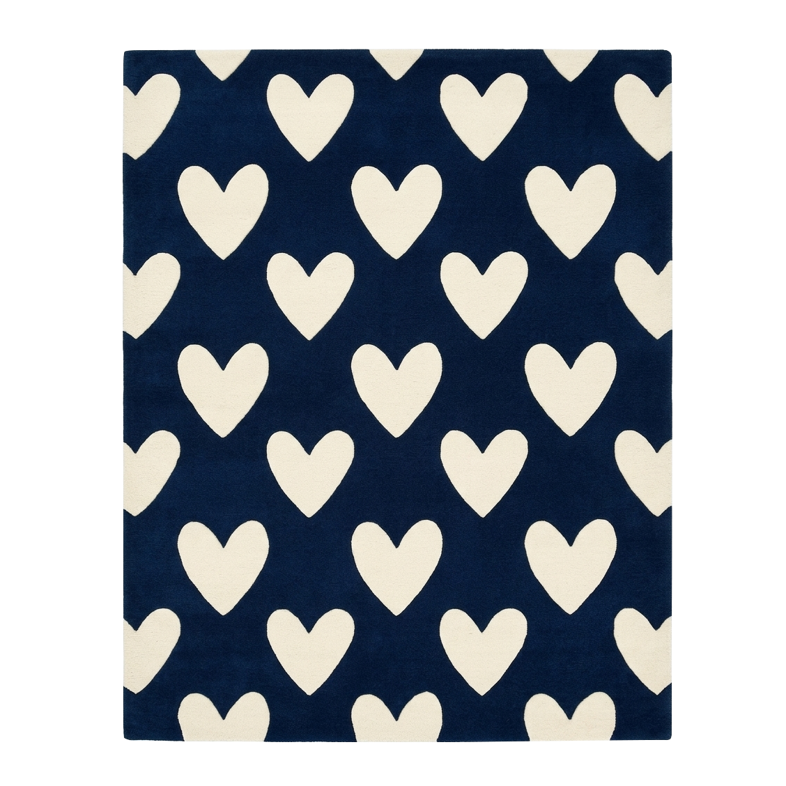 All the Hearts Hand Tufted Wool Rug 