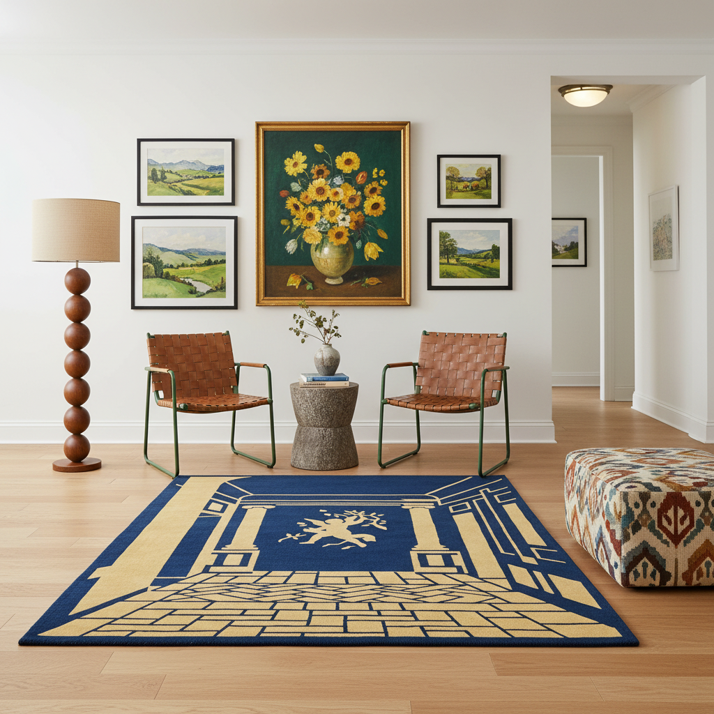 Amber Haze Hand Tufted Wool Rug