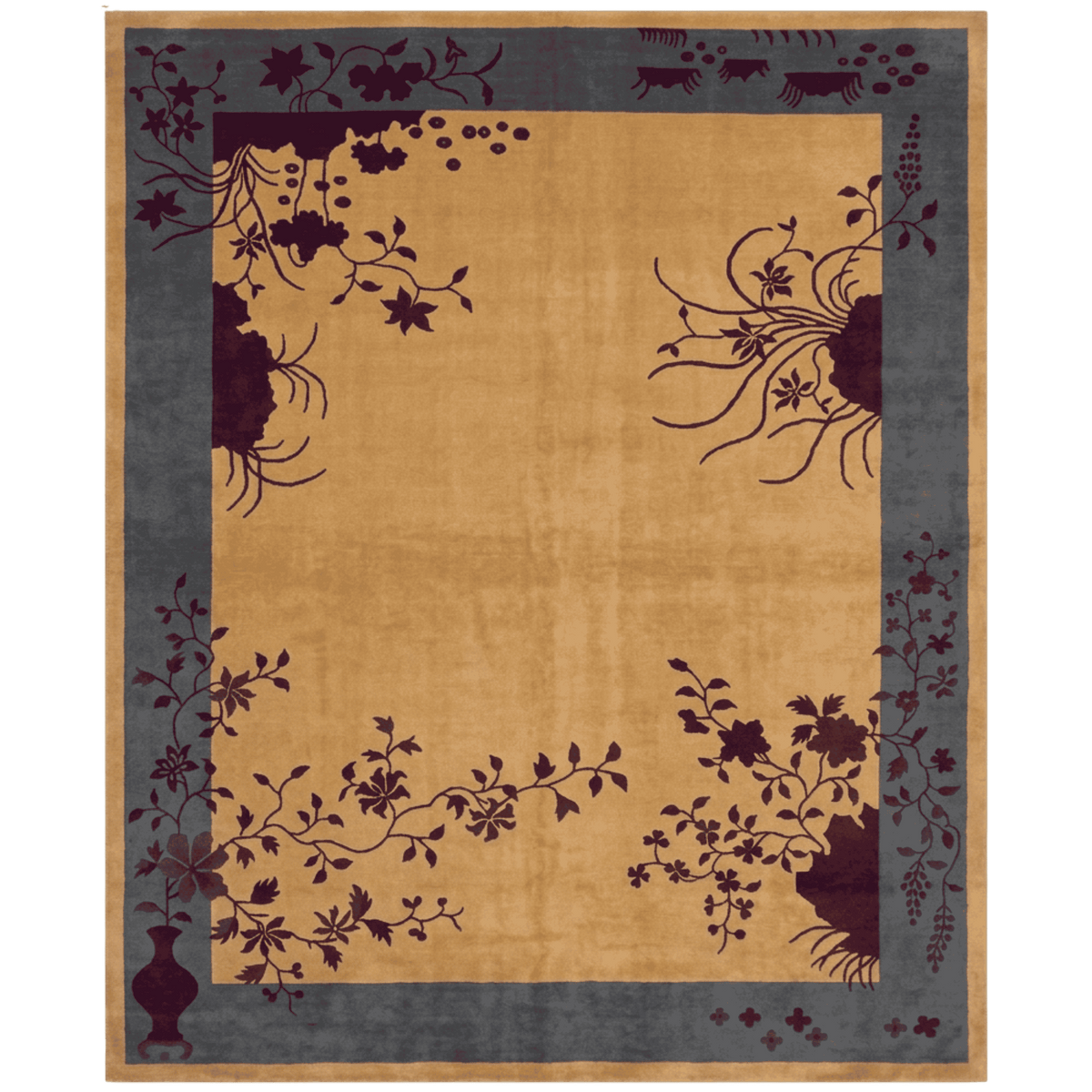 Apricot Dust Nomad Hand Knotted Rug — Custom 2' × 15'