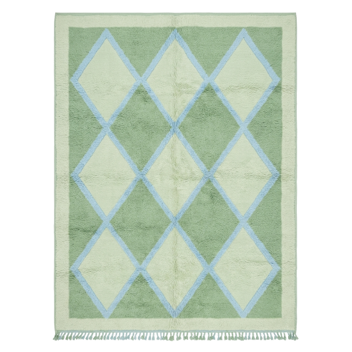 Argyle Breeze Moroccan Shag Rug