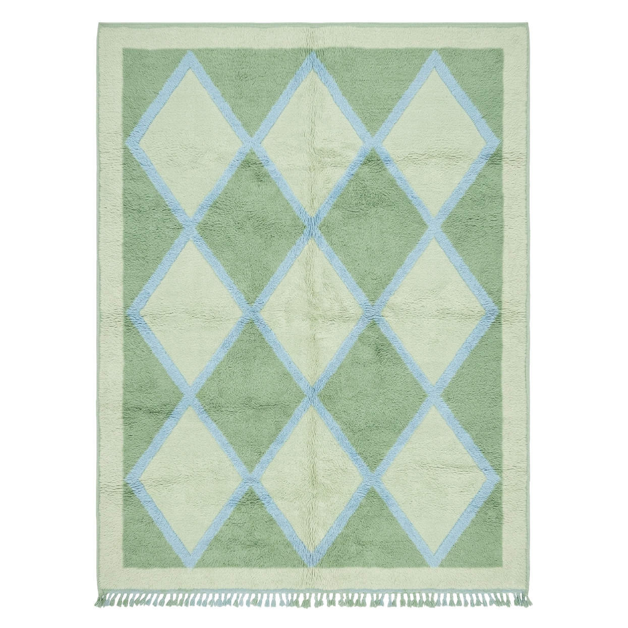 Argyle Breeze Moroccan Shag Rug