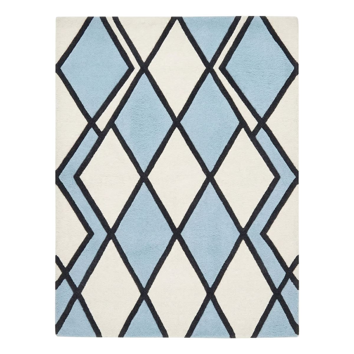 Argyle Twist Hand Tufted Wool Rug 