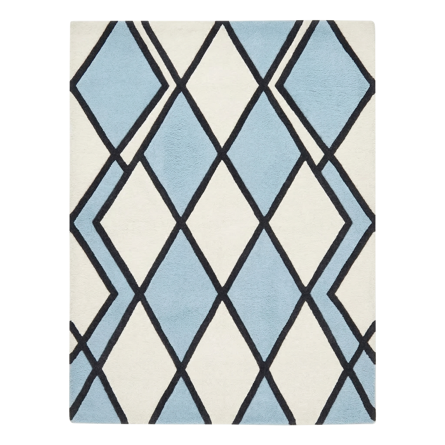 Argyle Twist Hand Tufted Wool Rug 