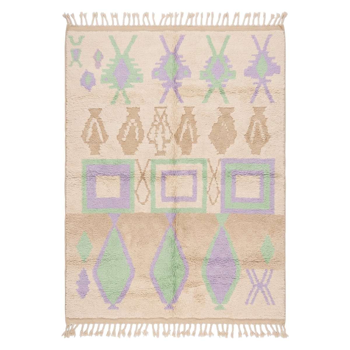 Artifact Mosaic Moroccan Shag Rug
