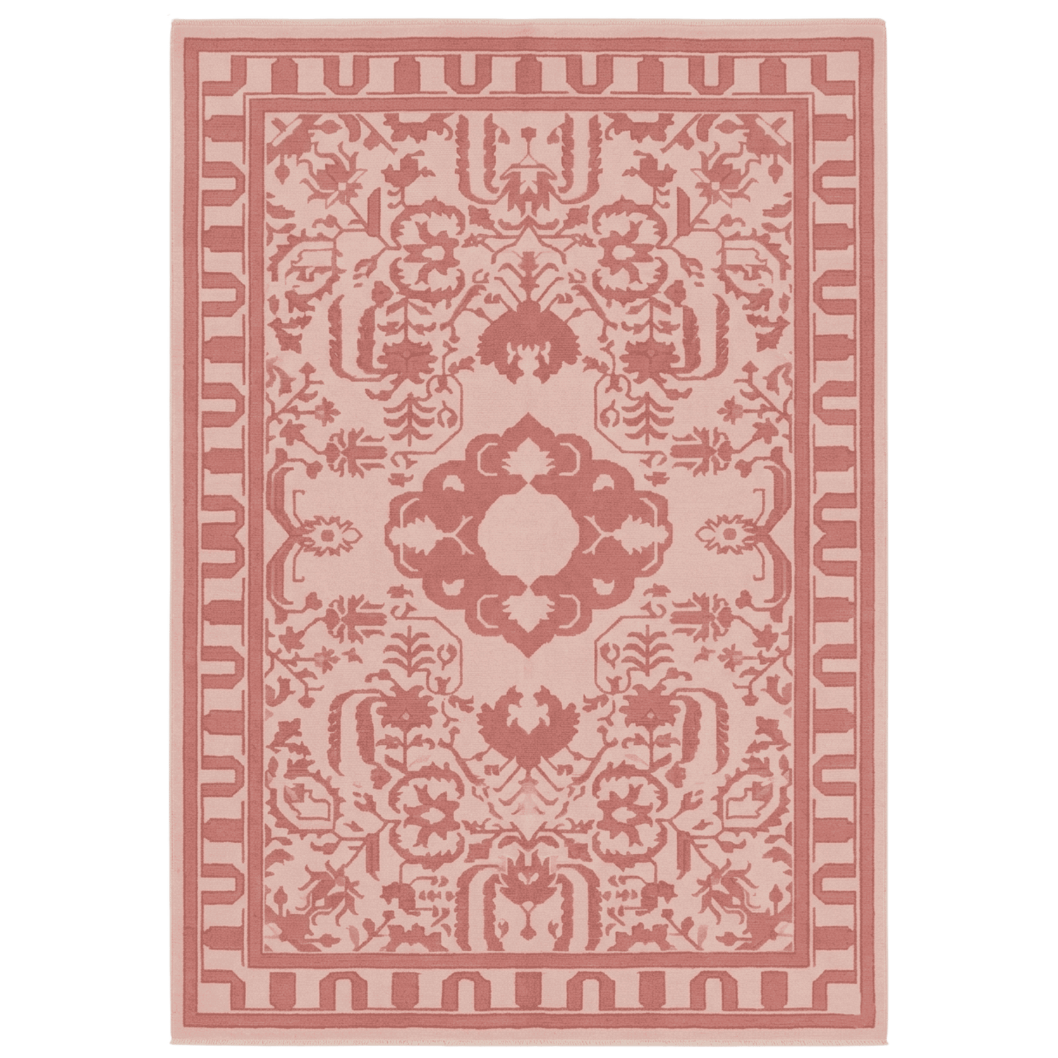 Ash Rose Elegy Hand Knotted Rug