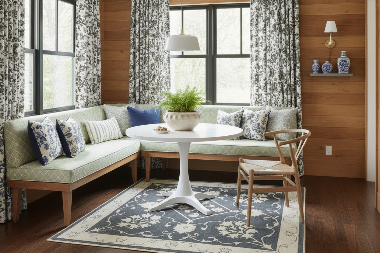 Astral Checkerboard Hand Knotted Rug