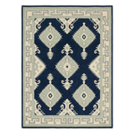 Asymmetric Ridge Hand Knotted Rug