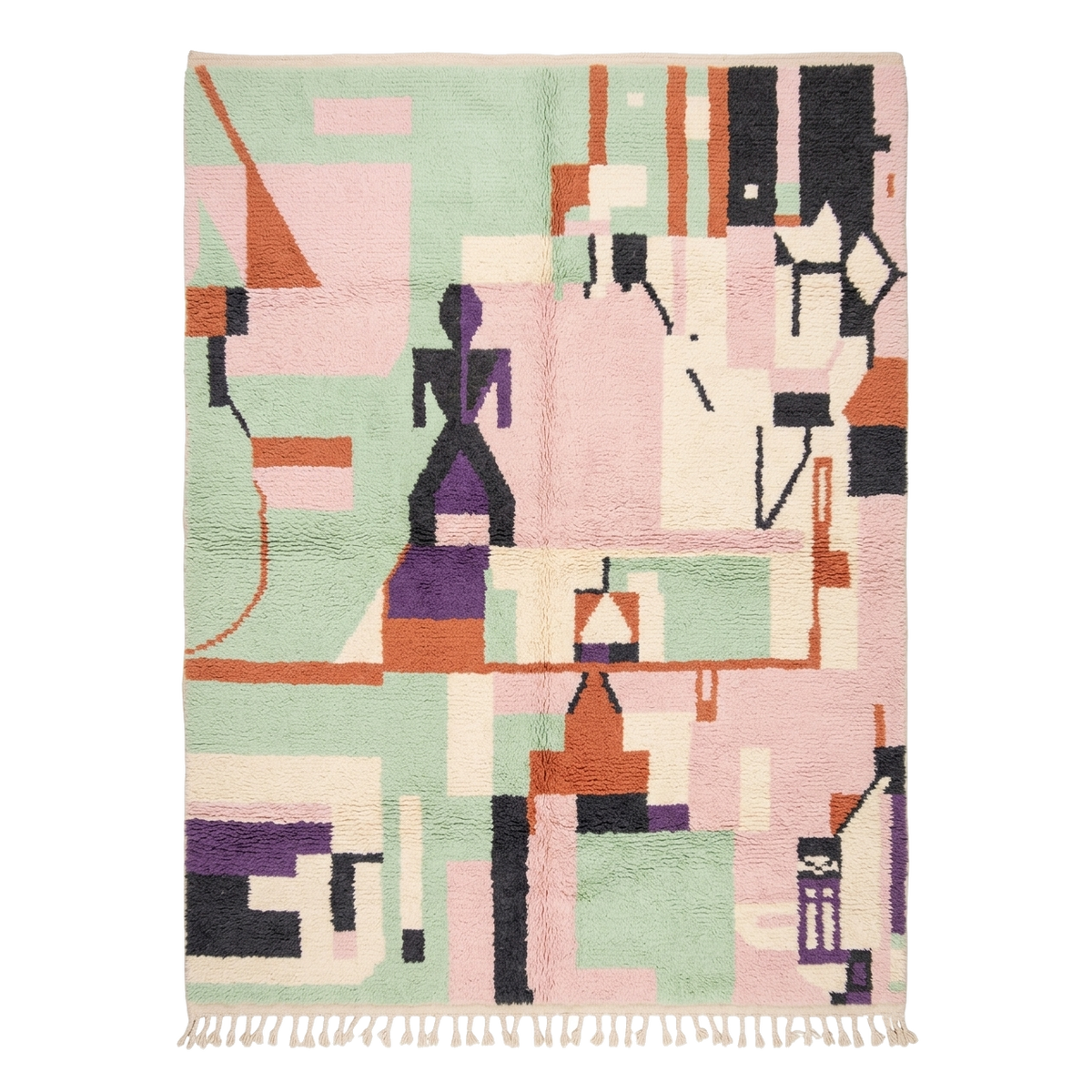 Atelier Abstract Moroccan Shag Rug