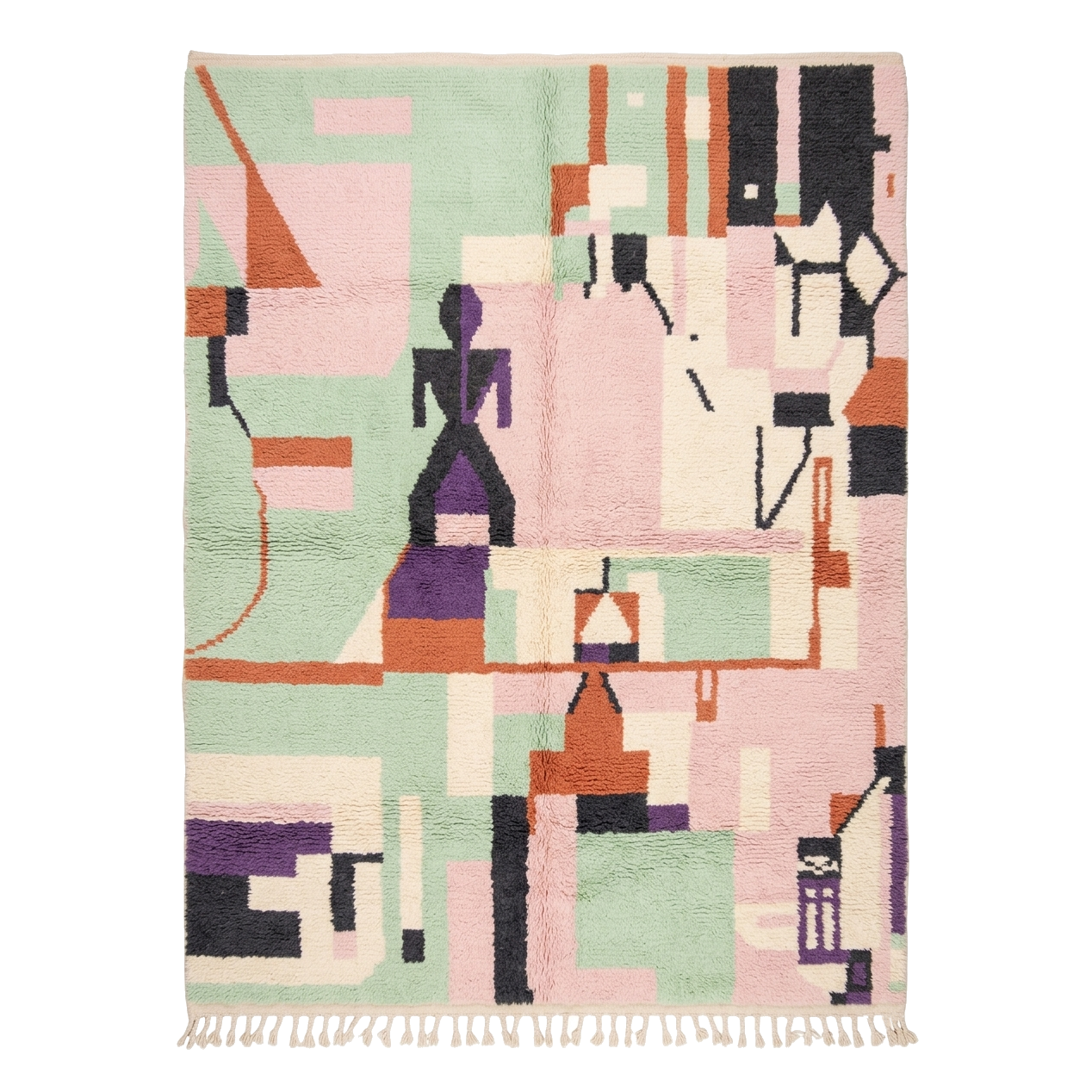 Atelier Abstract Moroccan Shag Rug