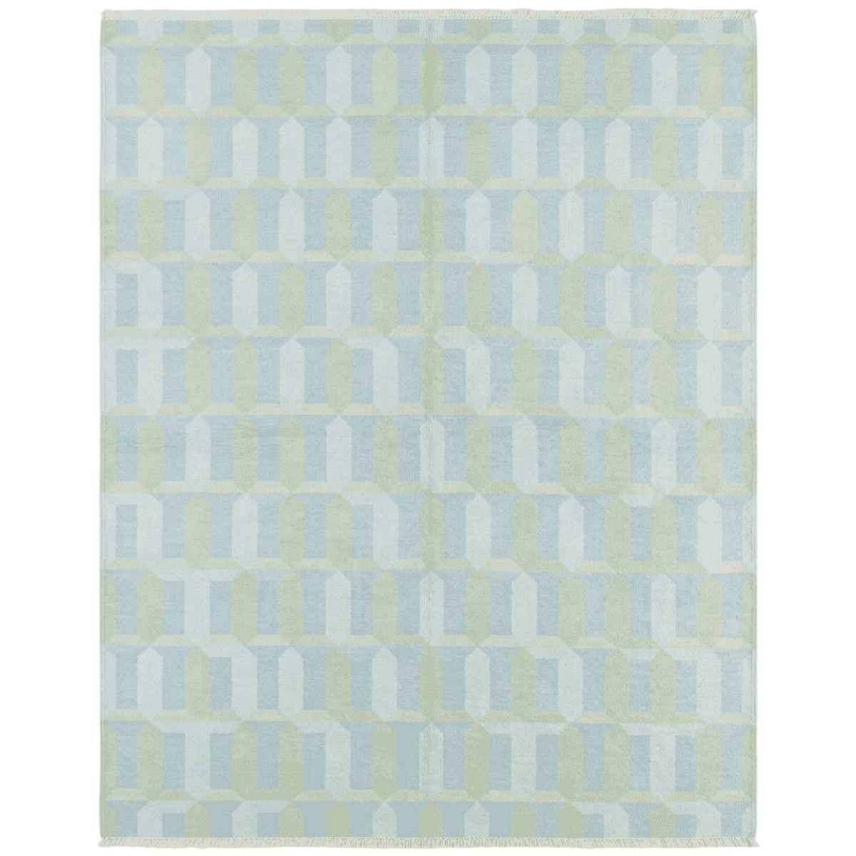 Aztec Whisper Hand Knotted Rug