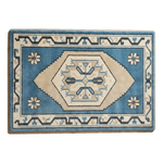 Azure Anatolian Lantern Hand Tufted Wool Rug - alternate view