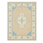 Azure Sandstone Crest Hand Knotted Rug