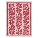 Berry Vine Tonal Crimson Hand Tufted Viscose Rug 
