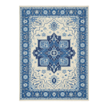 Blue Vine Harmony Hand Knotted Rug
