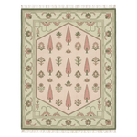 Blush Cypress Meadow Hand Knotted Rug 