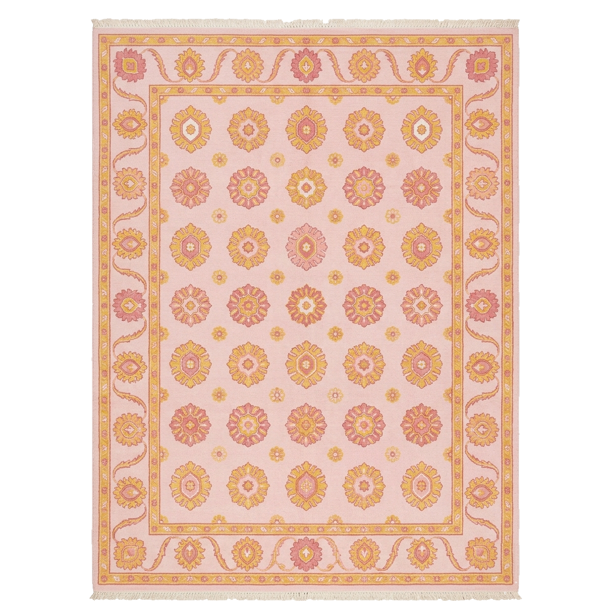 Blush Marigold Symphony Hand Knotted Rug
