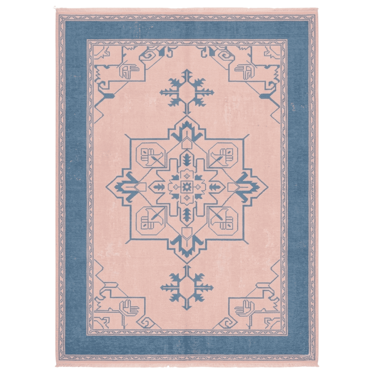 Blush Monsoon Petal Hand Knotted Rug