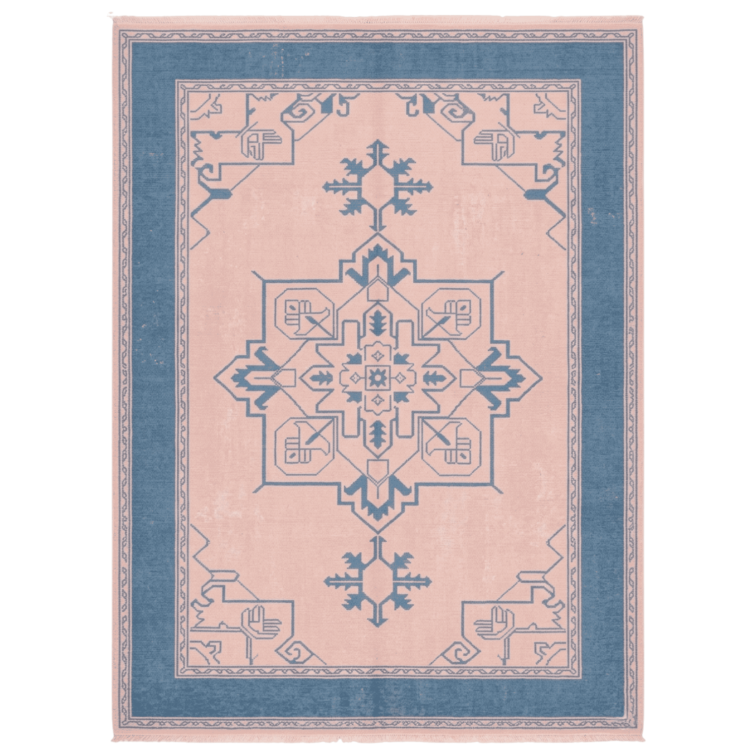 Blush Monsoon Petal Hand Knotted Rug