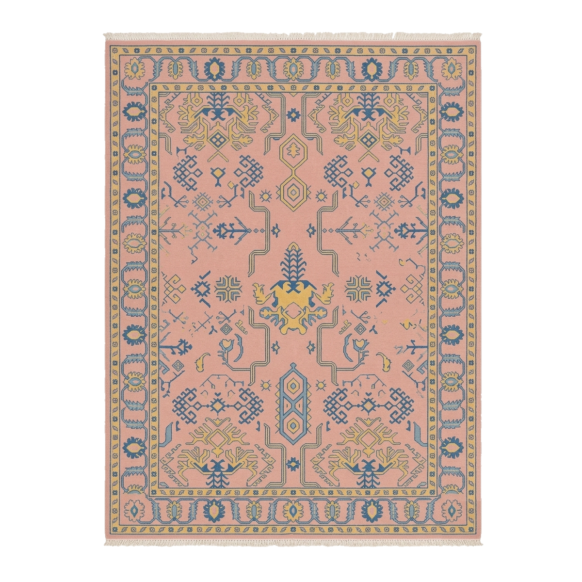 Blush Serai Hand Knotted Rug 