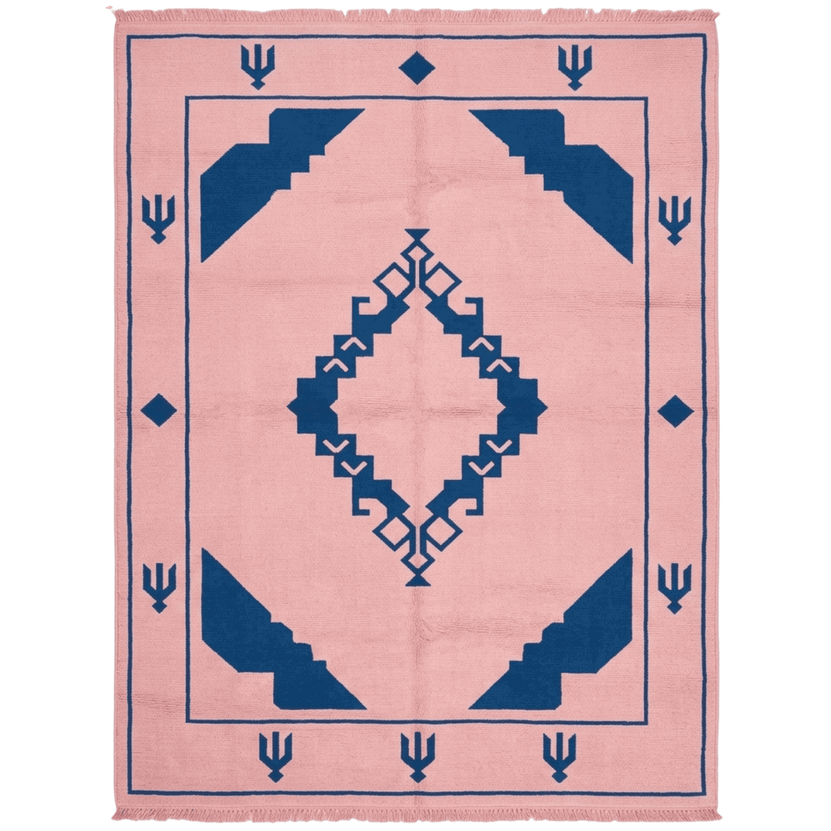 Blush Trident Hand Knotted Rug