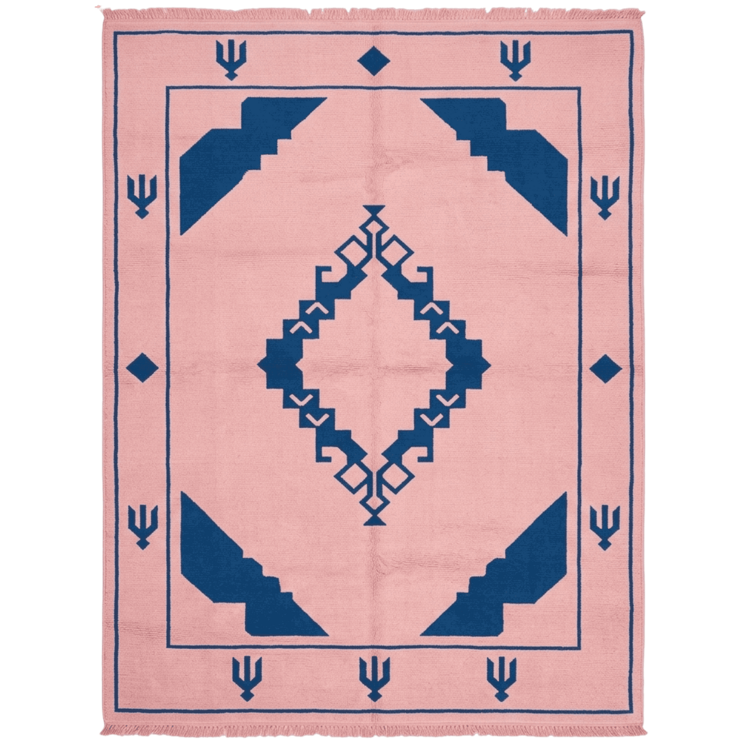 Blush Trident Hand Knotted Rug