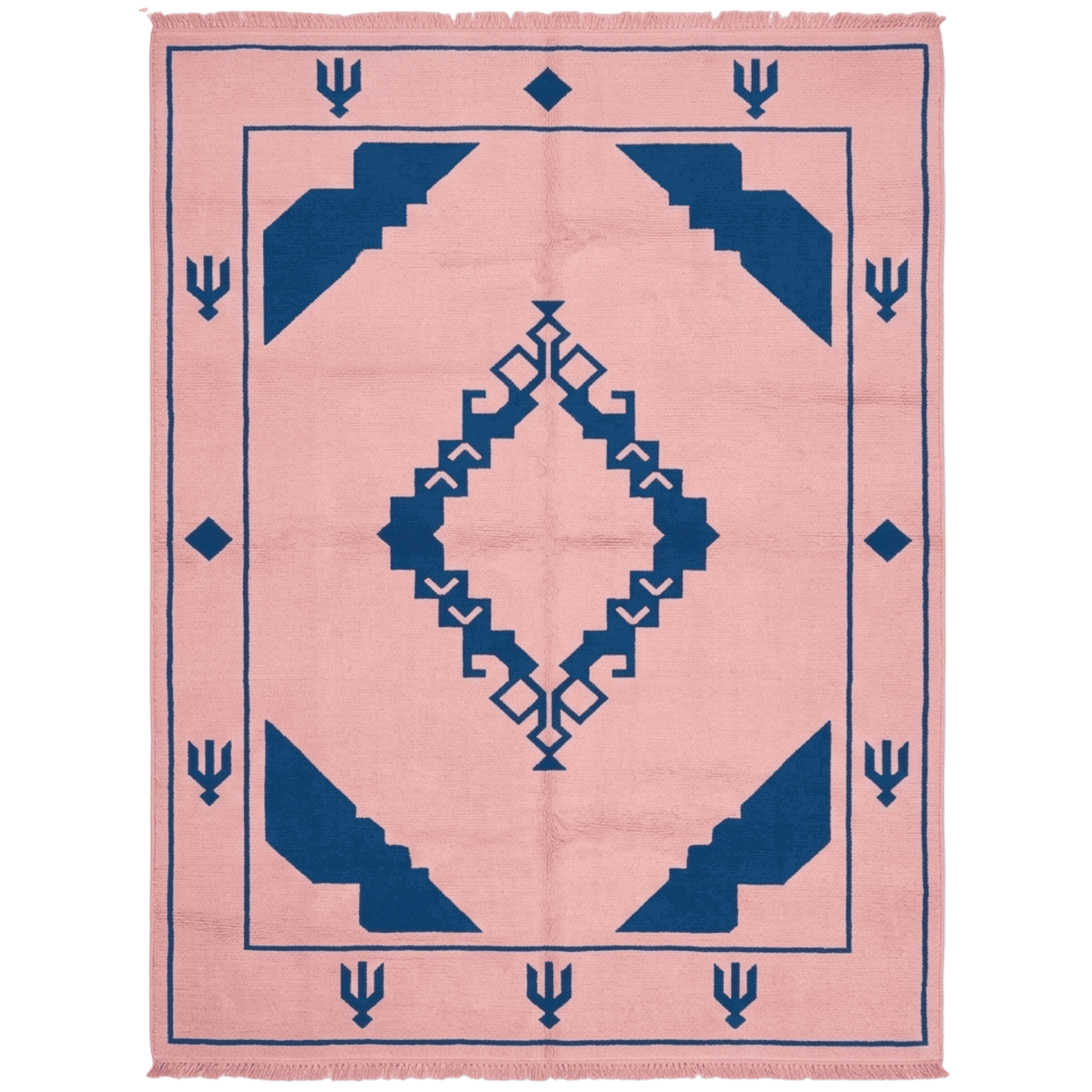 Blush Trident Hand Knotted Rug