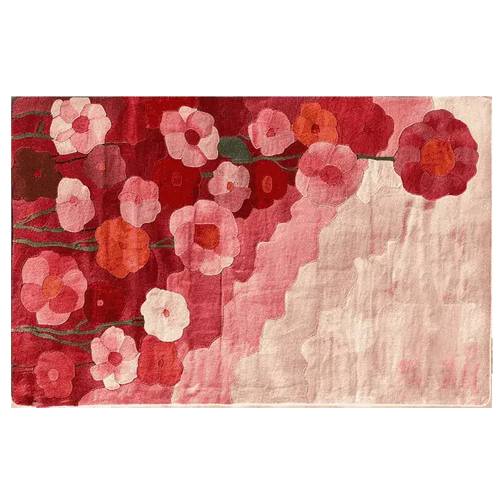 Blush and Bloom Hand Tufted Rug