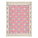 Bubblegum Pop Polka Geometric Hand Knotted Rug