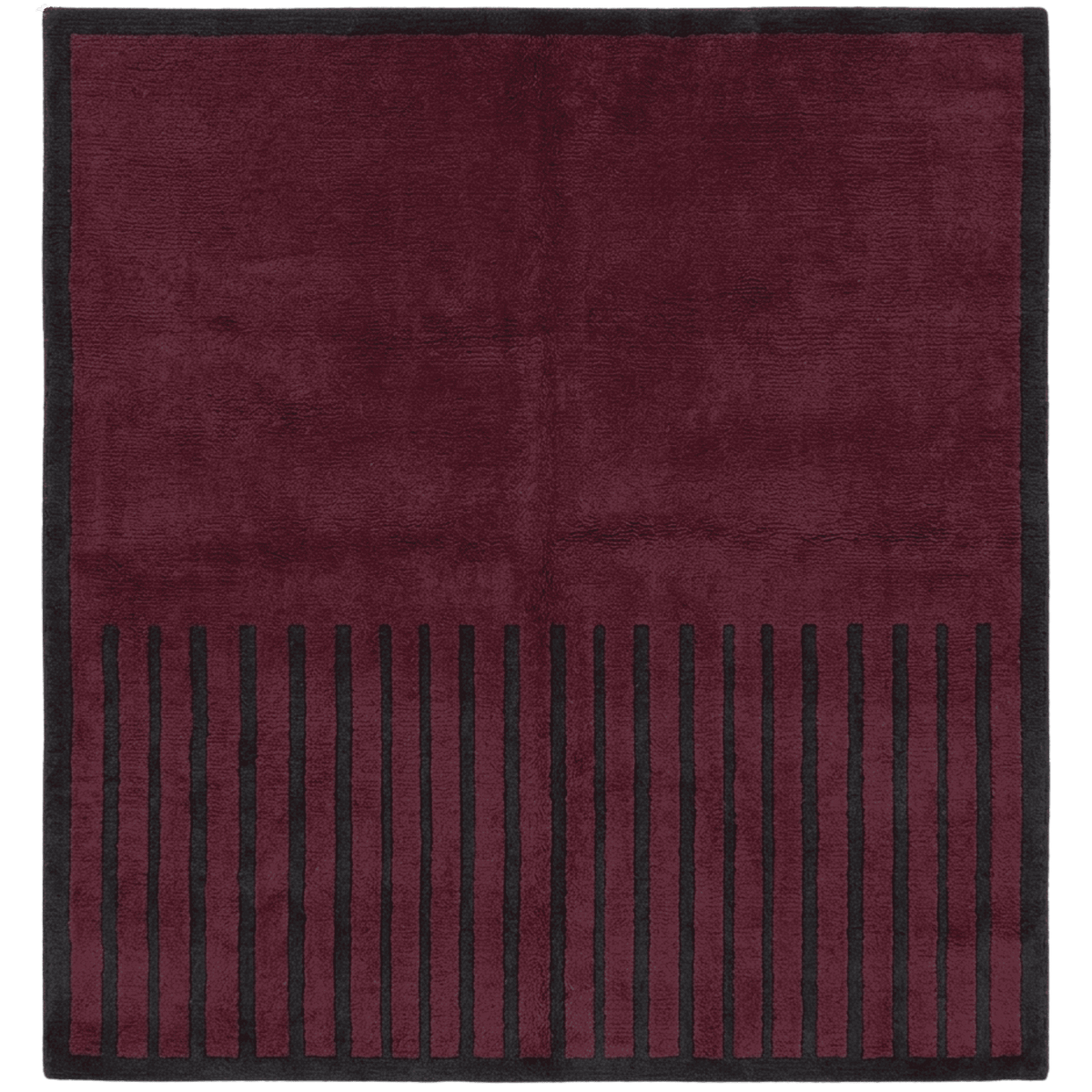 Burgundy Reverence Hand Knotted Rug