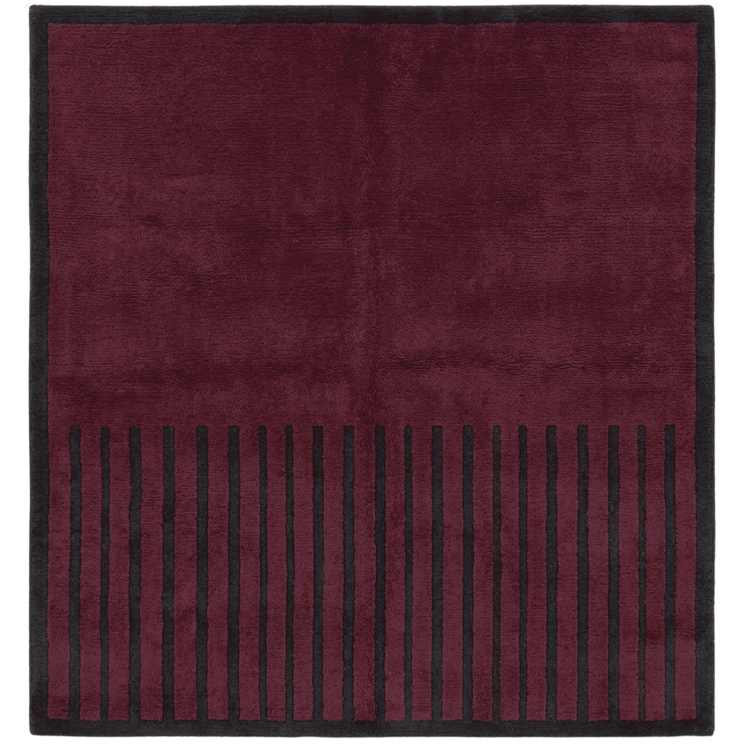 Burgundy Reverence Hand Knotted Rug