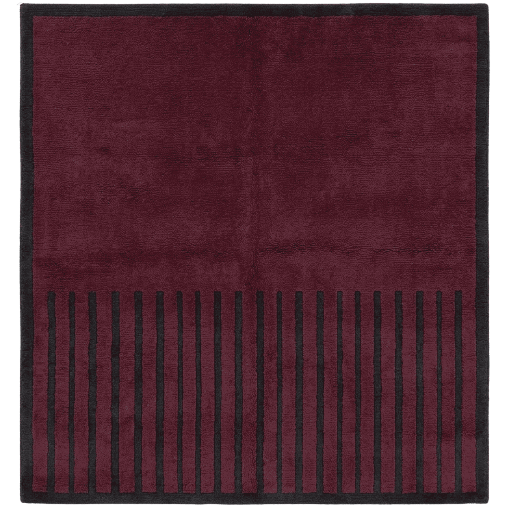 Burgundy Reverence Hand Knotted Rug