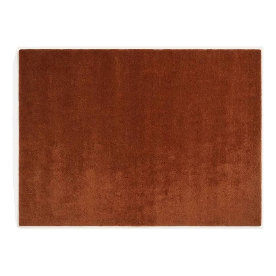 Burnt Amber Hearth Hand Tufted Wool Rug - alternate view