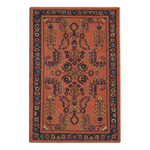 Burnt Sienna Vase Garden Hand Tufted Wool Rug