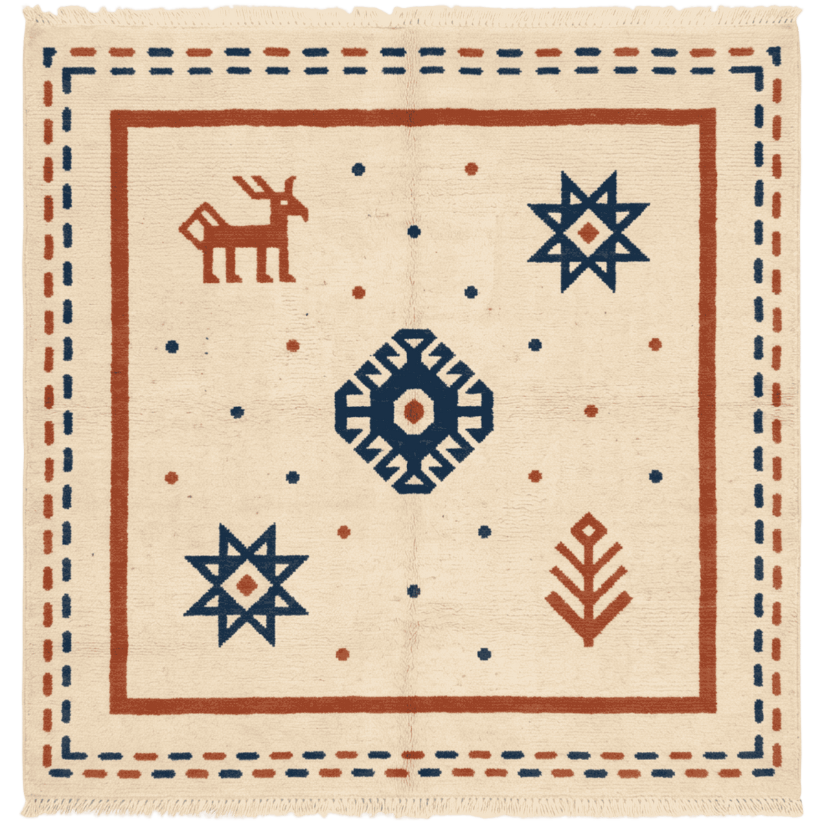 Burnt Horizon Elegy Hand Knotted Rug
