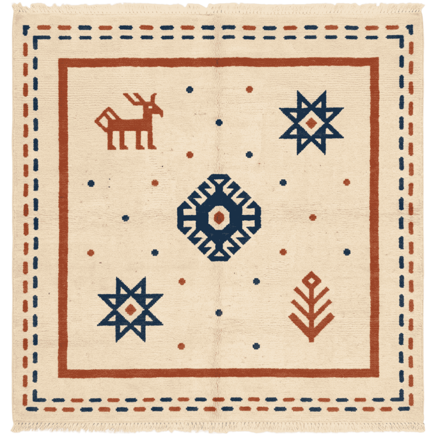 Burnt Horizon Elegy Hand Knotted Rug
