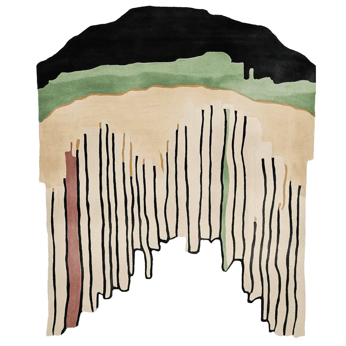 Canyon Echo Lines Hand Tufted Rug