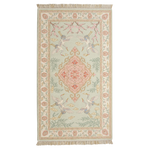 Celadon Crane Serenity Hand Knotted Rug