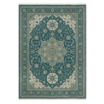 Celadon Vine Tapestry Hand Knotted Rug