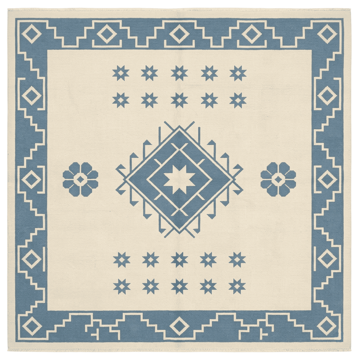 Celestial Indigo Hand Knotted Rug