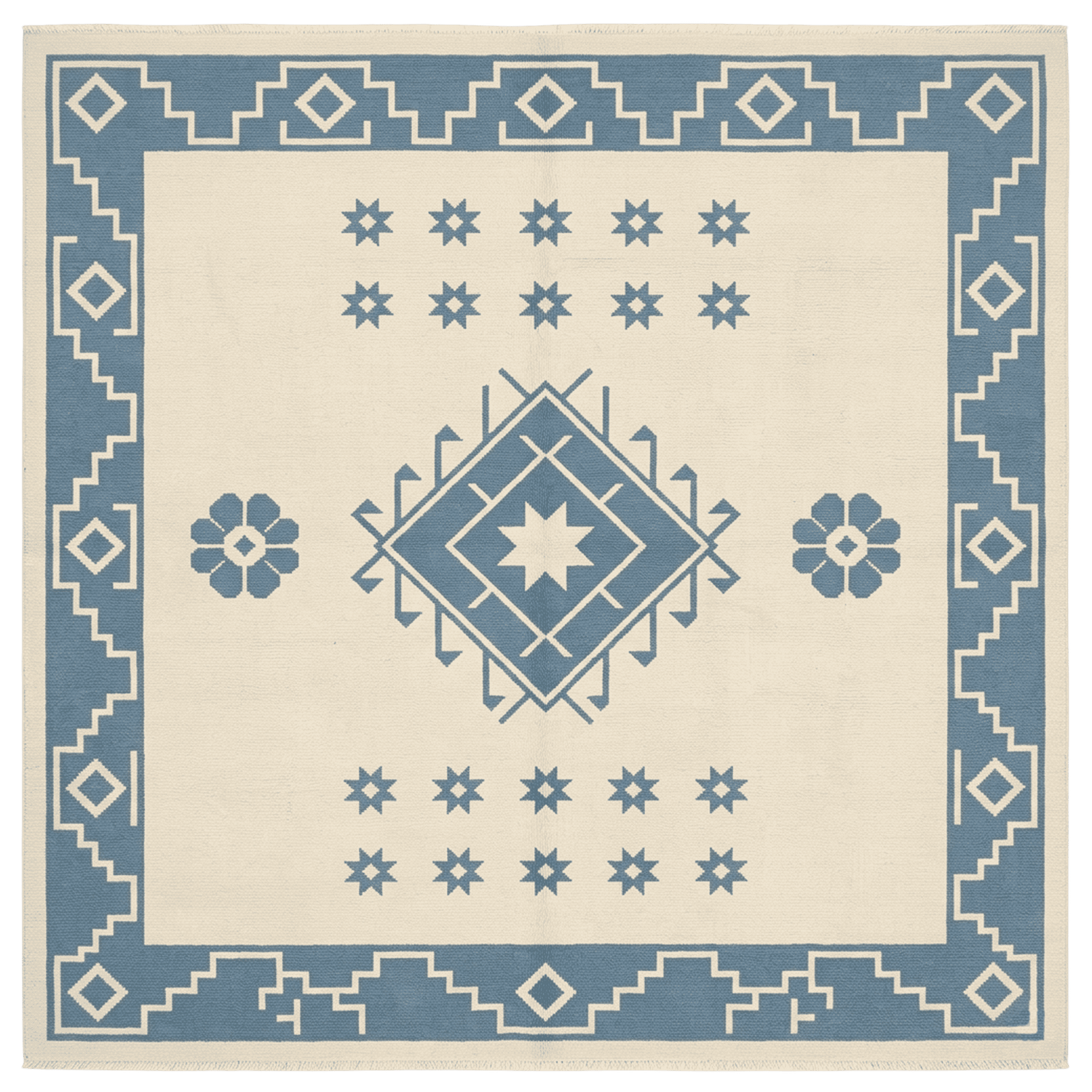 Celestial Indigo Hand Knotted Rug