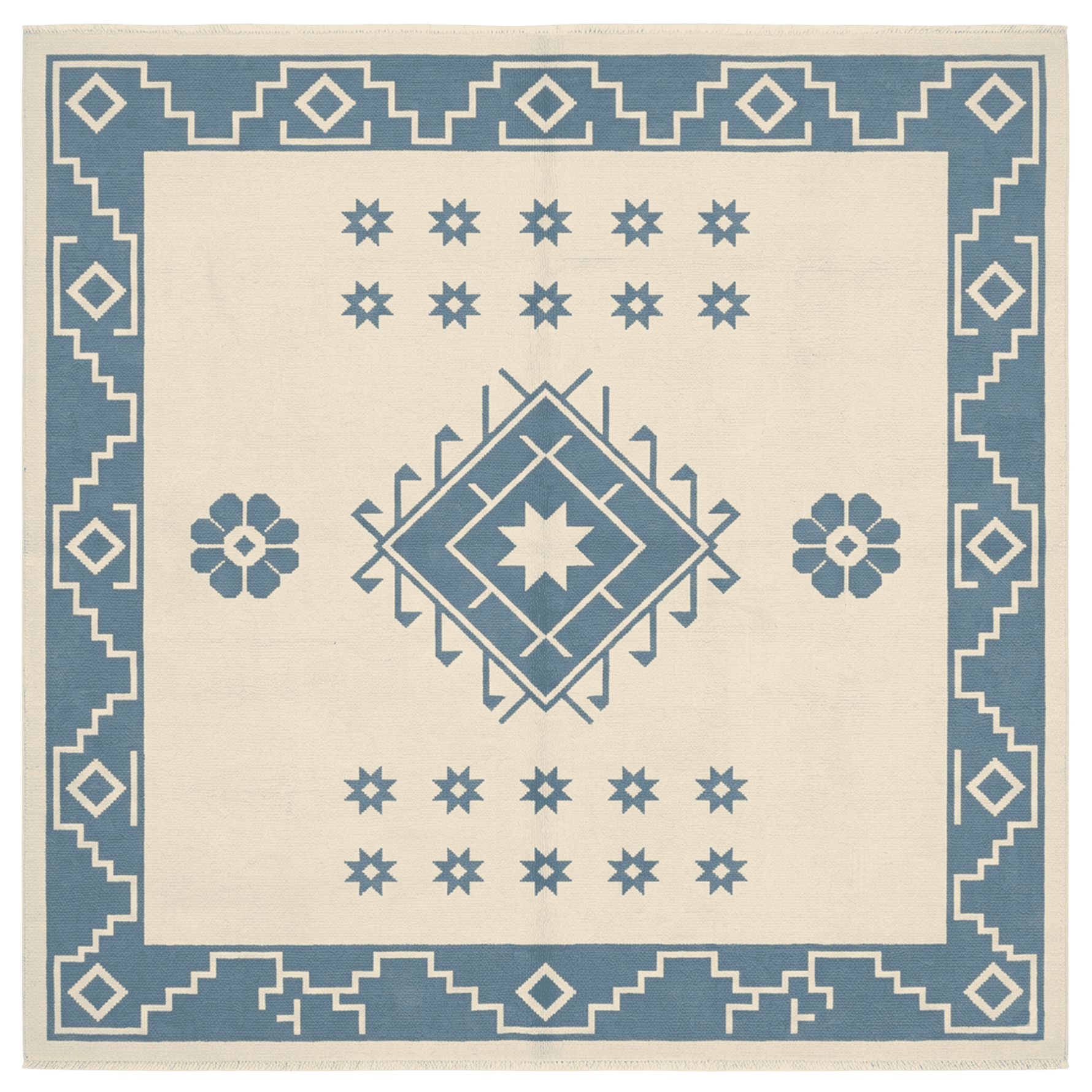 Celestial Indigo Hand Knotted Rug